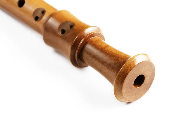 Fim da flauta aguda — Fotografia de Stock