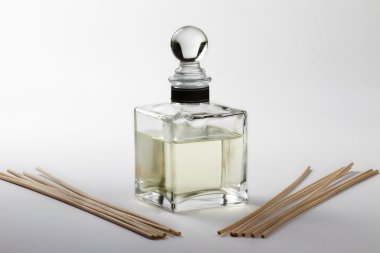 Diffuser with bamboos clipart