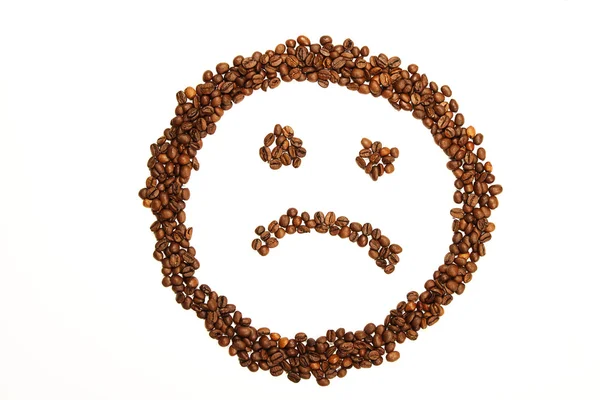 stock image Sad coffee smiley