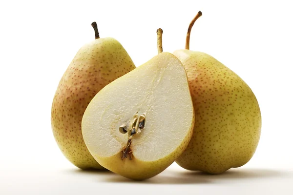 Two pears and a half — Stock Photo, Image