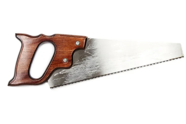 Handsaw from top — Stock Photo, Image