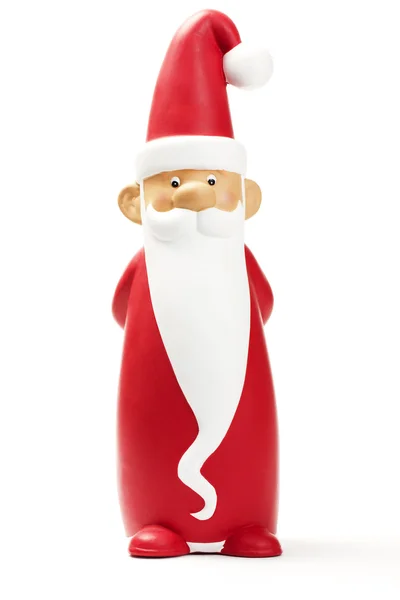 One slender santa claus figurine — Stock Photo, Image