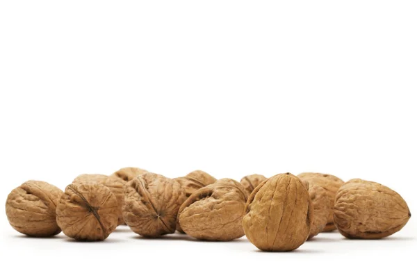 A lot of walnuts — Stock Photo, Image