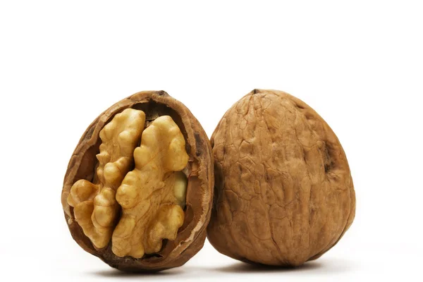 Walnut and a half — Stock Photo, Image