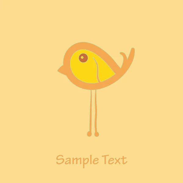 Drobná pták — Stockový vektor