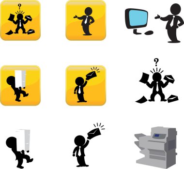 Businessman Icons clipart