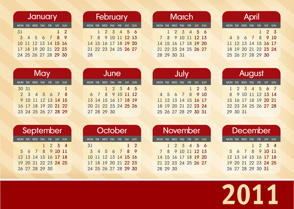 2011 Calendar
