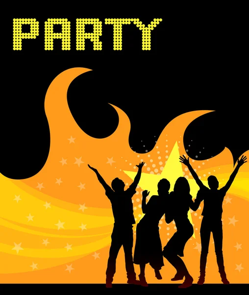 Party dance — Stock vektor