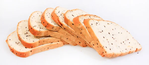 Stendere la fetta di pane integrale marrone — Foto Stock