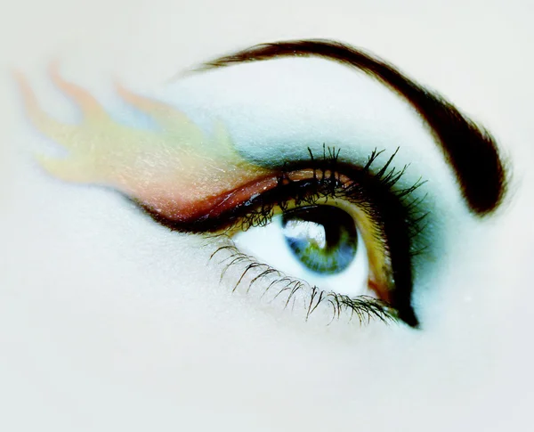 Mooie vrouw ogen — Stockfoto