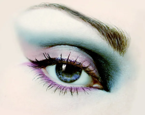 Vacker kvinna ögon — Stockfoto