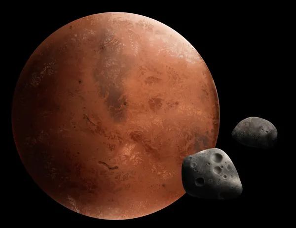 Ilustração de Marte — Fotografia de Stock