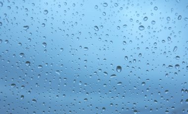 Water drops on glass window. XXL clipart