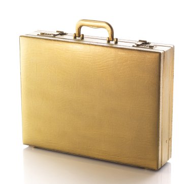 Gold business briefcase
