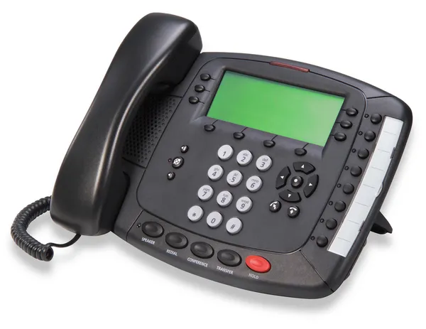 Teléfono de negocios en blanco — Foto de Stock