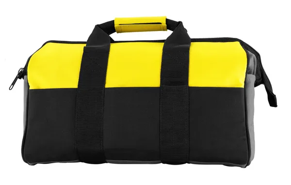 Duran sarı-siyah araç kutusu — Stok fotoğraf