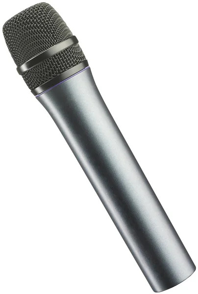 Büyük siyah mikrofon — Stok fotoğraf
