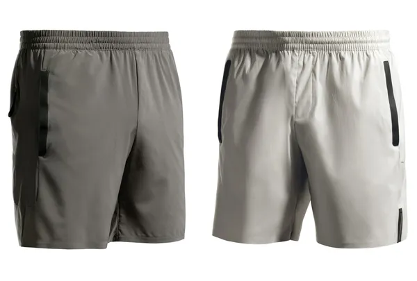 Sportovní šortky izolované na bílém + Ořezová cesta — Stock fotografie