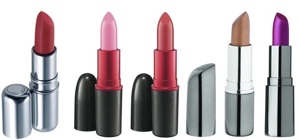 Set of the lipsticks isolate on white background. — Stock Photo, Image