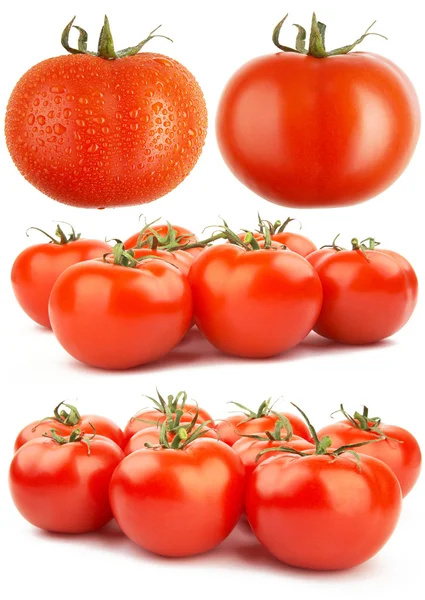 ジューシーな熟した赤いトマトのセットです。xxl 通常 — ストック写真