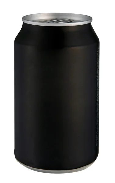 Bevanda nera può isolato su sfondo bianco — Foto Stock