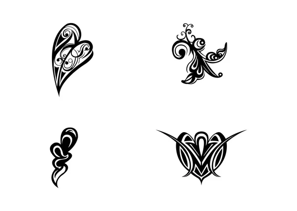 Образцы изображений татуировок — стоковый вектор