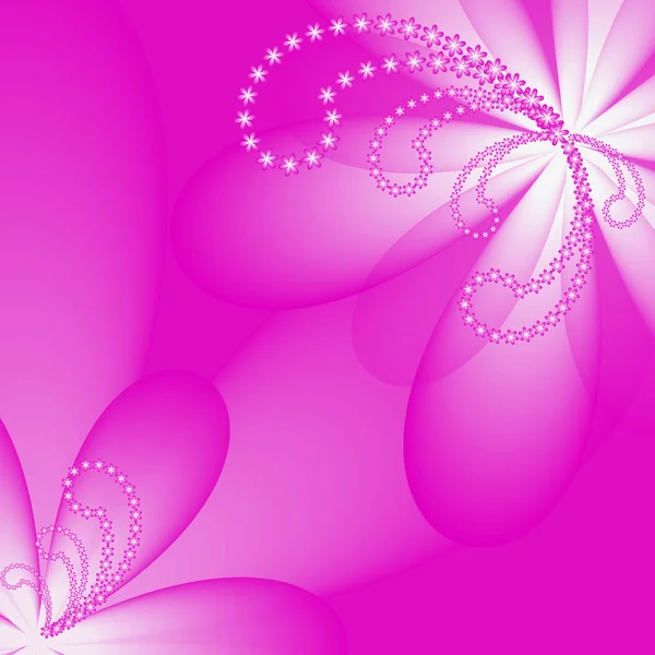 Pink flower background — Stock Vector