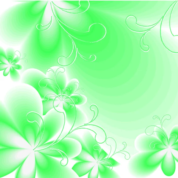 밝은 녹색 배경 — 스톡 벡터