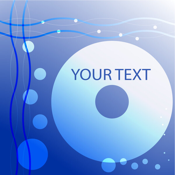 Абстрактный синий фон