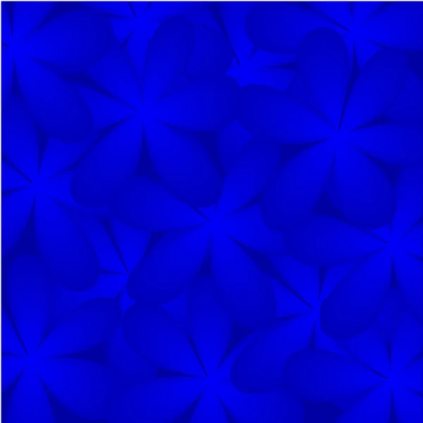 暗蓝色花卉背景 — 图库矢量图片