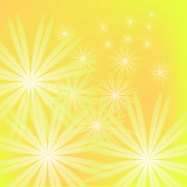Fond de fleur jaune — Image vectorielle
