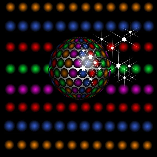 stock vector Disco ball