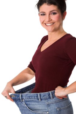 Having lost a lot of weight clipart