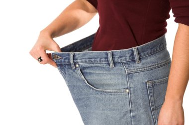 Losing weight clipart