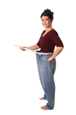 Successful weightloss clipart