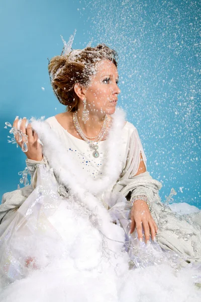 Beautiful ice queen — Stock Photo, Image