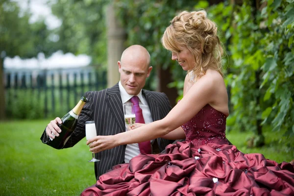 在婚礼上敬酒τοστ γάμο — Φωτογραφία Αρχείου