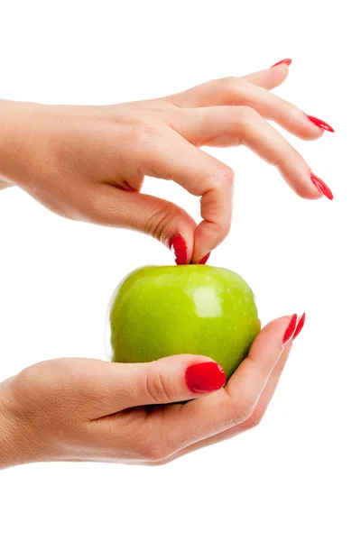 Färskt äpple — Stockfoto