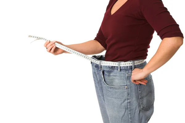 Tendo perdido peso — Fotografia de Stock