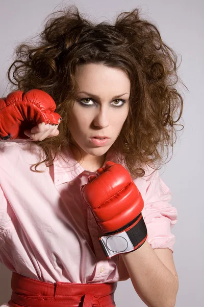 stock image Aggressive woman