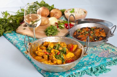 Indian dishes clipart