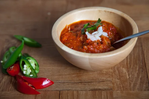 Индийский томатный соус — стоковое фото