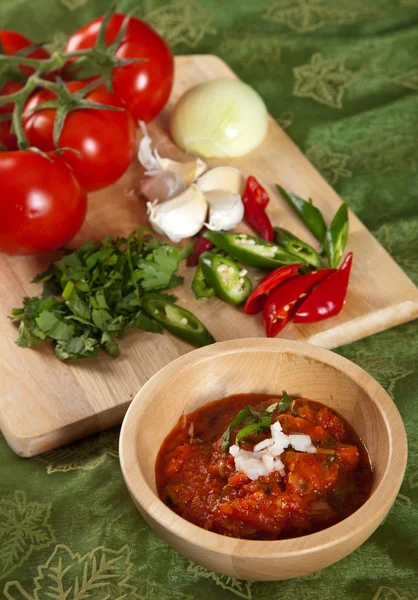 Индийский томатный соус — стоковое фото