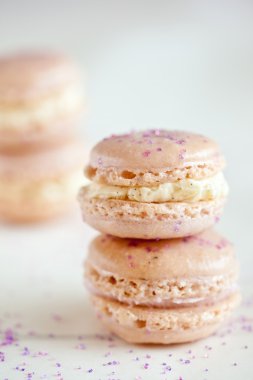 Delicious macarons clipart