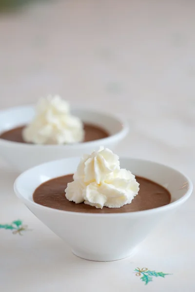 Finom csokoládé mousse — Stock Fotó