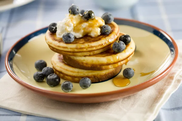 Blueberry pancake — Stock Photo, Image
