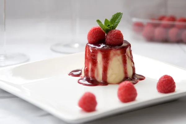 Panna cotta dessert — Stockfoto