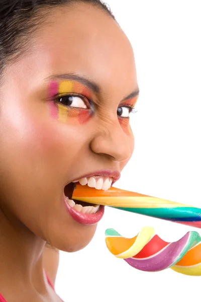 Candy girl — Stock Photo, Image