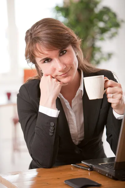 stock image Business woman resting