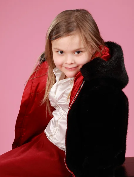 Søt liten jente – stockfoto
